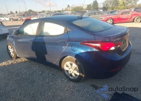 2016 Hyundai Elantra Se из США, поврежденный, VIN 5NPDH4AE5GH749319